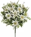 Dekomat Kunstblume Edelweiss-Strauss 29 cm