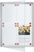 Franken Schaukasten x-tra!Line 4 x DIN A4 Innenbereich magnethaftende und trocken