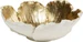 Kare Design Deko Schale Flower Bloom Creme Gold Ø25