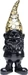 Kare Design Deko Figur Zwerg Standing Schwarz Gold 61cm