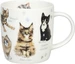 Könitz Universaltasse Natures Diversity – Katzen 400 ml, Weiss