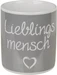 G. Wurm Teetasse Lieblingsmensch 250 ml, Grau