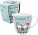 Sheepworld Kaffeetasse Hab dich lieb 450 ml, 1 Stück, Hellblau