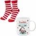 Sheepworld Fanartikel Tasse-Socken-Set Chill Grösse 36 - 40
