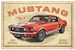 Nostalgic-Art Merchandising Schild Ford Mustang GT 1967 40 x 60 cm, Metall