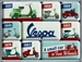 Nostalgic-Art Merchandising Magnet-Set Vespa 9 Stück, Mehrfarbig