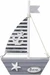Hobby Fun Mini-Fahrzeug Holz-Segelboot 18.5 x 12 cm