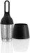 AdHoc Schwimmender Teefilter Floatea Fusion, schwarz, Edelstahl/Kunststoff, D: 4 cm, H: 12,4 cm, mit Abtro
