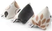 CanadianCat Baldrian-Spielzeug Mini-Pyramiden, 3er Set, Beige