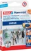 tesa Powerstrips LARGE, 2kg Halteleistung, 10x doppelseitige Klebestreifen
