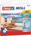 tesa tesamoll PREMIUM FLEXIBLE Silikondichtung, selbstklebend, zum Isolieren von Fenstern und Türen