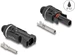 Delock DL4 Solar Konnektor zum Crimpen Stecker und Buchse, 2 Stück