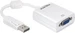 Delock Monitoradapter DP zu VGA-Bu weiss