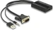 Delock HDMI zu VGA Adapter mit Audio 25 cm