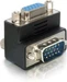 Delock Adapter VGA Stecker auf VGA Buchse 90ø