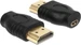 Delock HDMI micro D Buchse zu HDMI A