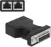Delock Adapter D-Sub 15 Pin Buchse Gameport D-Sub 15 Pin - 2x RJ-45