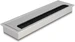 Delock Kabeldurchführung für Tischeinbau mit Bürste 280 x 80 x 28 mm silber