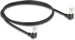 Delock RJ45 Netzwerkkabel Cat.6A S/FTP Slim 90° unten / unte