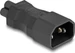 Delock Netzadapter IEC 60320 - C14 auf C5, Stecker / Buchse, 2,5 A, gerade