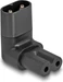 Delock Netzadapter IEC 60320 - C8 auf C7, Stecker / Buchse, 2,5 A, 90� gewinkelt
