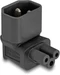 Delock Netzadapter IEC 60320 - C14 auf C5, Stecker / Buchse, 2,5 A, 90� gewinkelt