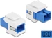 Delock Keystone Modul SC Simplex Buchse zu SC Simplex Buchse blau / weiss