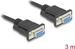 Delock Seriell Kabel RS-232 D-Sub9 Buchse zu Buchse 3 m