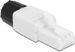 Delock Stecker RJ45 Cat.6 UTP werkzeugfrei 1 Stück, Weiss