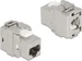 Delock Keystone Modul RJ45 Buchse zu LSA Cat.6A 180° werkzeugfrei Metall