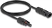 Delock DL4 Solar Kabel 6 mm² Stecker zu Buchse 1 m schwarz