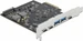 Delock PCI-Express-Karte USB 3.1 Gen2 - 3x USB-C + 2x USB-A