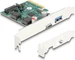 Delock PCI Express x4 Karte zu 1 x extern USB 10 Gbps Type-C™ Buchse + 1 x extern USB 10 Gbps Typ-A Buchse