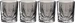 Leonardo Whiskyglas Capri 330 ml, 4 Stück, Grau