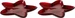 Leonardo Schale Palazzo 29 cm, 2 Stück, Rot