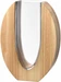 Leonardo Vase Legno 28 cm, Braun/Transparent, Höhe: 28 cm