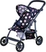 Knorrtoys Puppenbuggy Liba - "star blue pink"