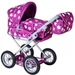Knorrtoys Puppenbuggy Ruby - star dark pink