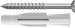 Tox Allzweckdübel Trika 6x36 mm, inkl. Schraube 10 Stück