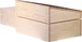 Dobar Igelhaus mit schwarzem Bitumendach 74,5 x 29 x 24 cm