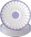 Villeroy & Boch Untertasse Fleur 6 Stück, Blau, Material: Porzellan