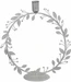 Cocon Kerzenhalter Kranz, Grau