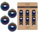 Inge’s Glas Christmas Decor Weihnachtskugel Dazzling 12 Stück, Blau
