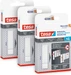 tesa 3x Powerstrips für Tapete & Putz, 1kg Halteleistung, 18 doppelseitige Klebestreifen
