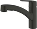 Grohe Start QuickFix Küchenarmatur, herauszb. Dualspülbrause, einfache Installation, schwenkbar, mattschwa