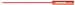 Bernstein Prüfspitze Rot, Klinge 1 mm