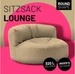 Lumaland Sitzsack Lounge 30 L, Beige