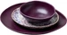 Chic.Mic Chic Mic Geschirr Set Hortensia 3-teilig, Weiss/Lila