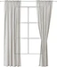 Tagvorhang Solana Hellgrau 2er Set 140 x 245 cm