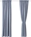 Tagvorhang Solana Helles Graublau 2er Set 140 x 245 cm
